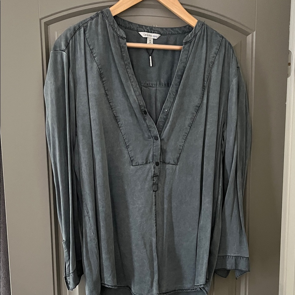 Calvin Klein Jeans Charcoal Blouse